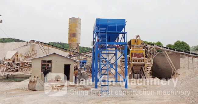 stabilized soil mixing station