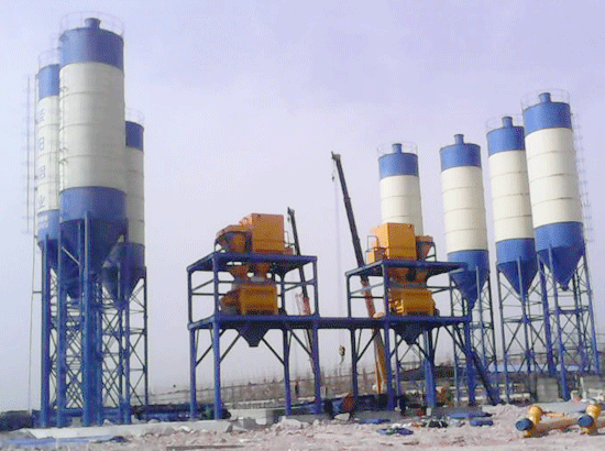  Jianxin 120 concrete mixing plant ＂private custom＂ successf