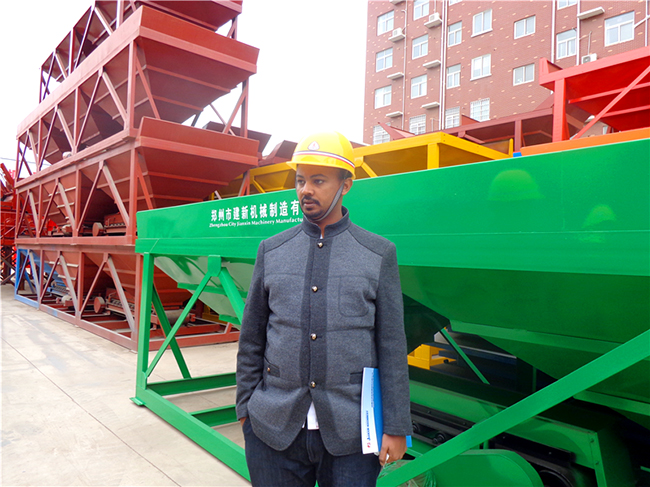 Ethiopian customer visits Zhengzhou Jianxin company