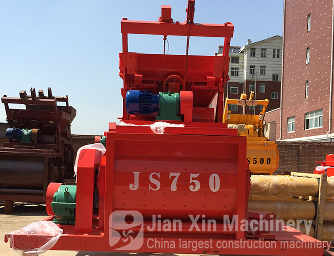 JS750 forced concrete mixer