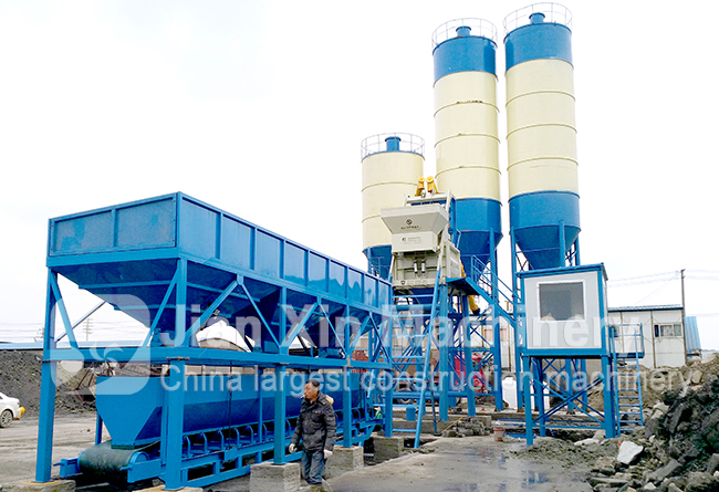 concrete mixing station price