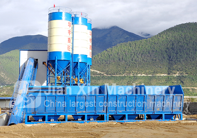 concrete mixing station price