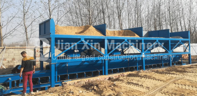 HZS60 concrete batching plant