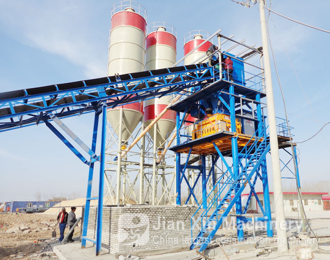  HZS60 concrete mixing plant equipment