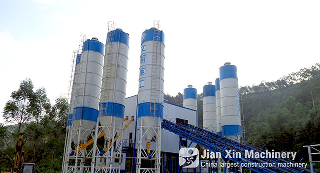 HZS90 concrete mixing plant from Zhengzhou Jianxin Machinery