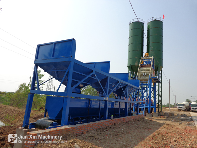 75 concrete mixing station